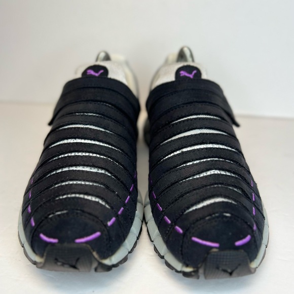 Puma OSU NM Womens Lifestyle Blk/Wh/Duberry 185686-12 Hook & Loop Sz 10M Superb! - Picture 3 of 16